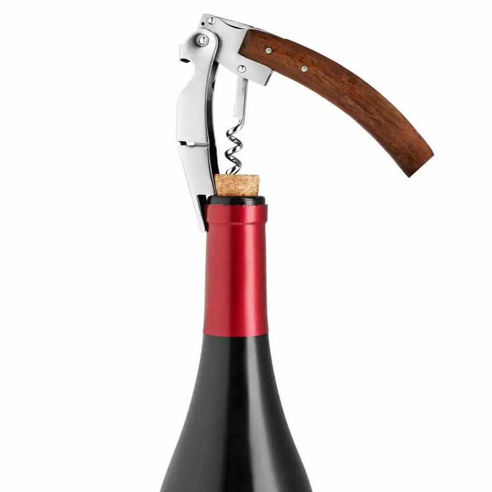 Servitörskorkskruv LIQUID LOUNGE 15 cm, brun, rostfritt stål, Eva Solo