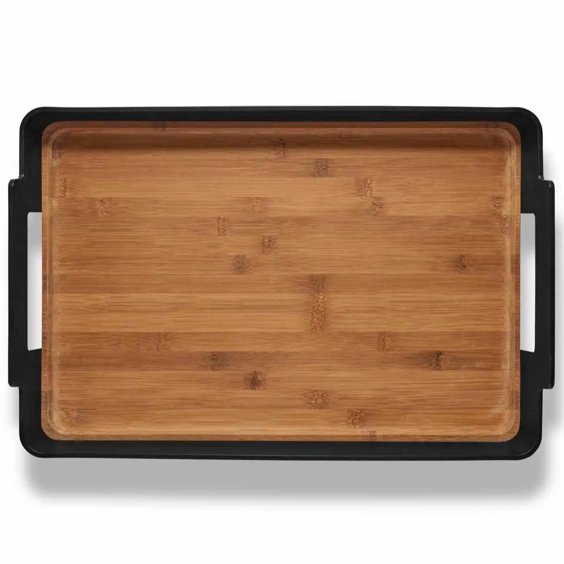 Serveringsbricka NORDIC KITCHEN 50 x 35 cm, svart, plast/bambu, Eva Solo