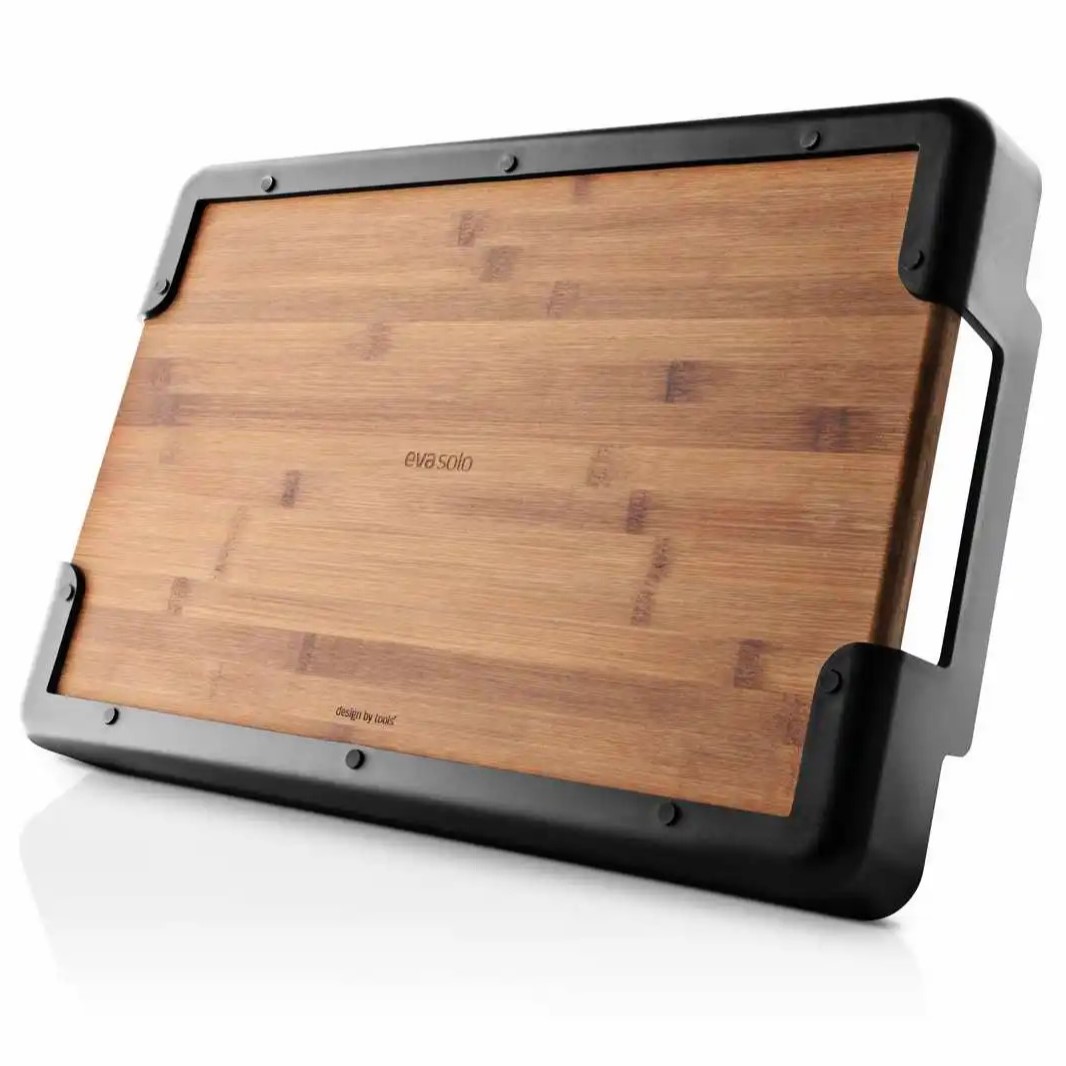 Serveringsbricka NORDIC KITCHEN 50 x 35 cm, svart, plast/bambu, Eva Solo