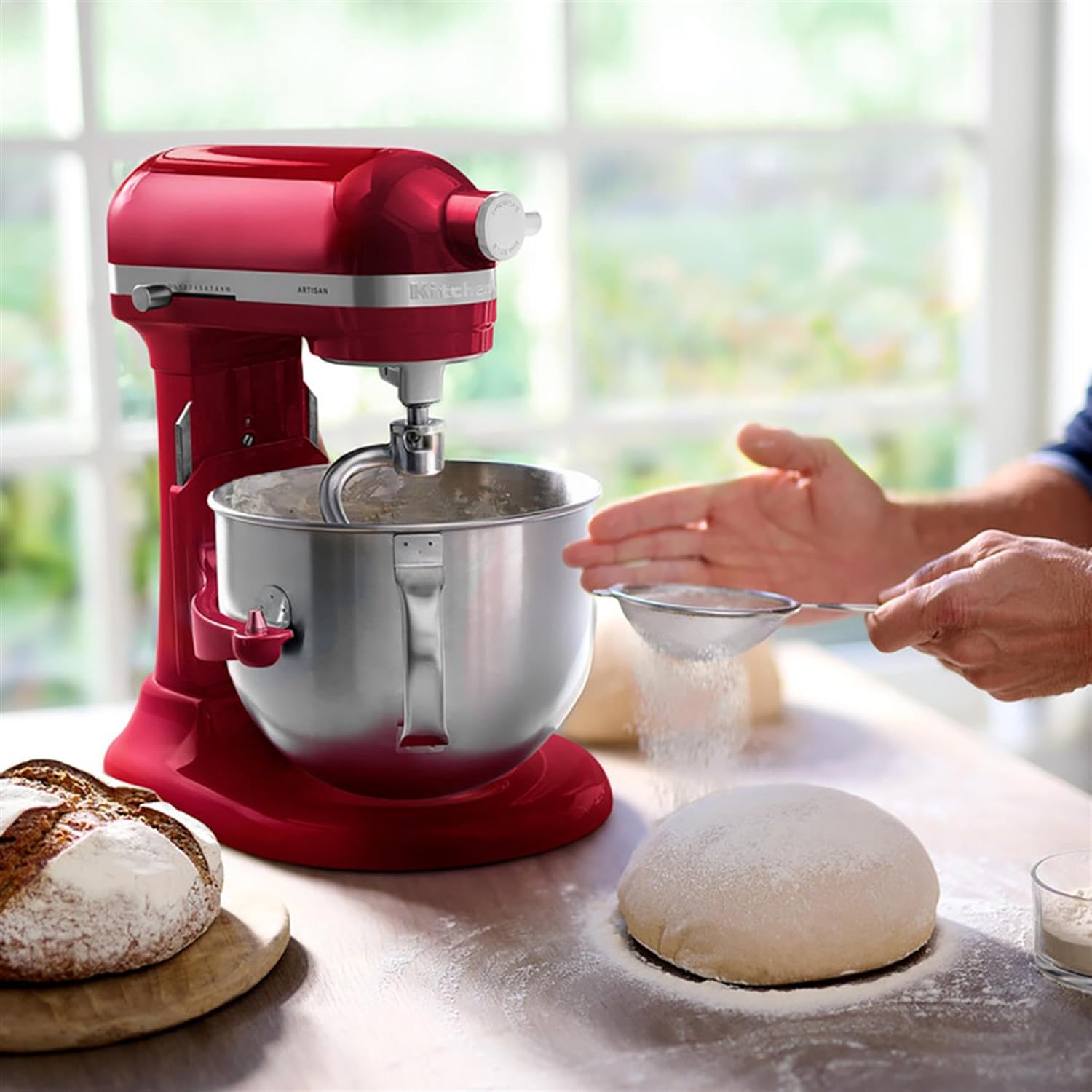 Hushållsassistent ARTISAN 5KSM70SHX 6,6 l, metallic röd, KitchenAid