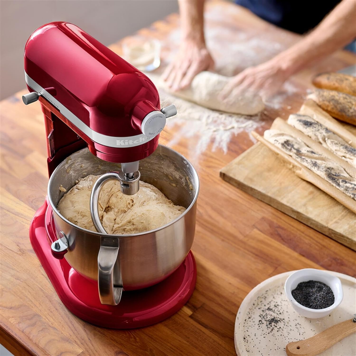 Hushållsassistent ARTISAN 5KSM70SHX 6,6 l, metallic röd, KitchenAid