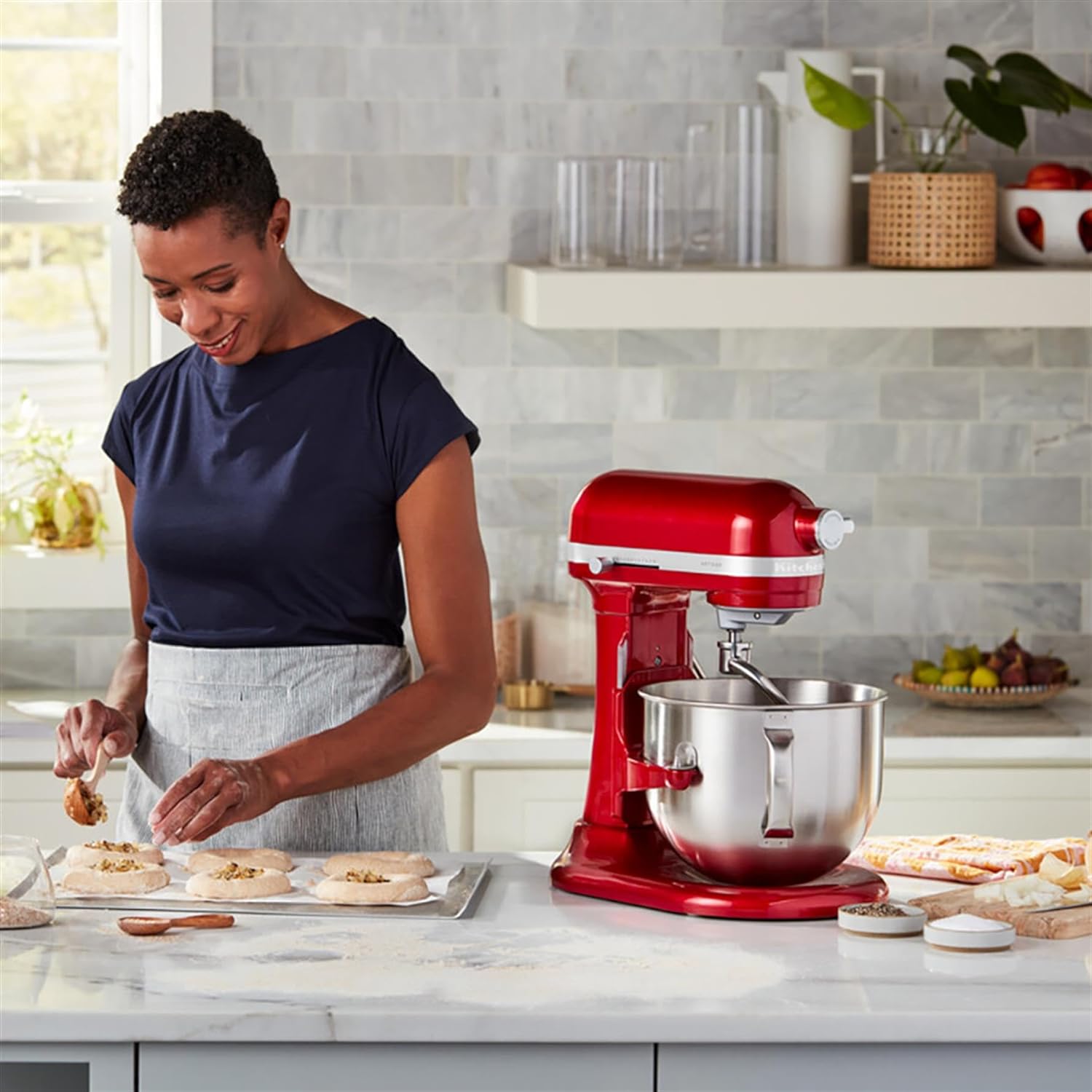 Hushållsassistent ARTISAN 5KSM70SHX 6,6 l, metallic röd, KitchenAid