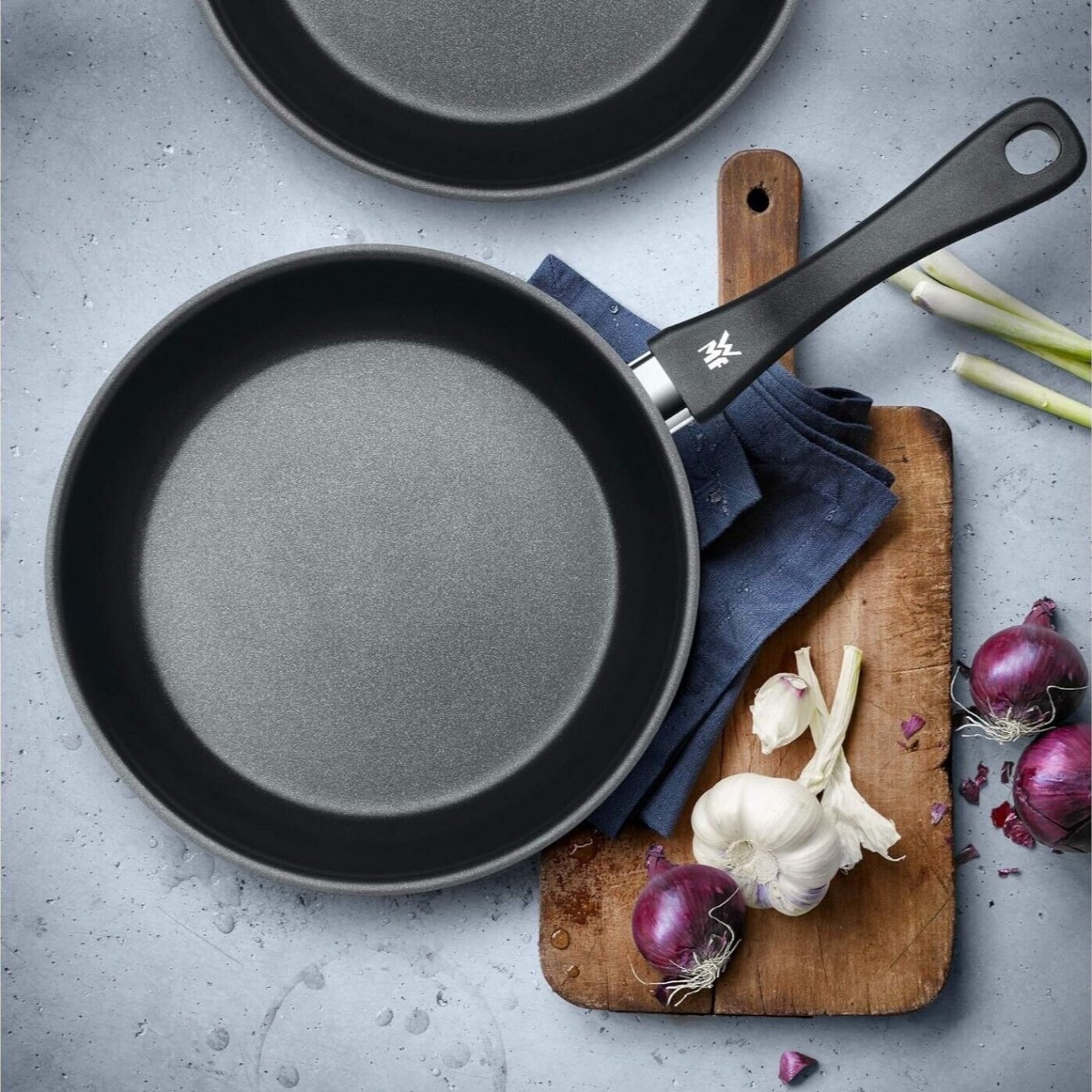Stekpanna DEVIL, set i 2 delar, silver, rostfritt stål, WMF