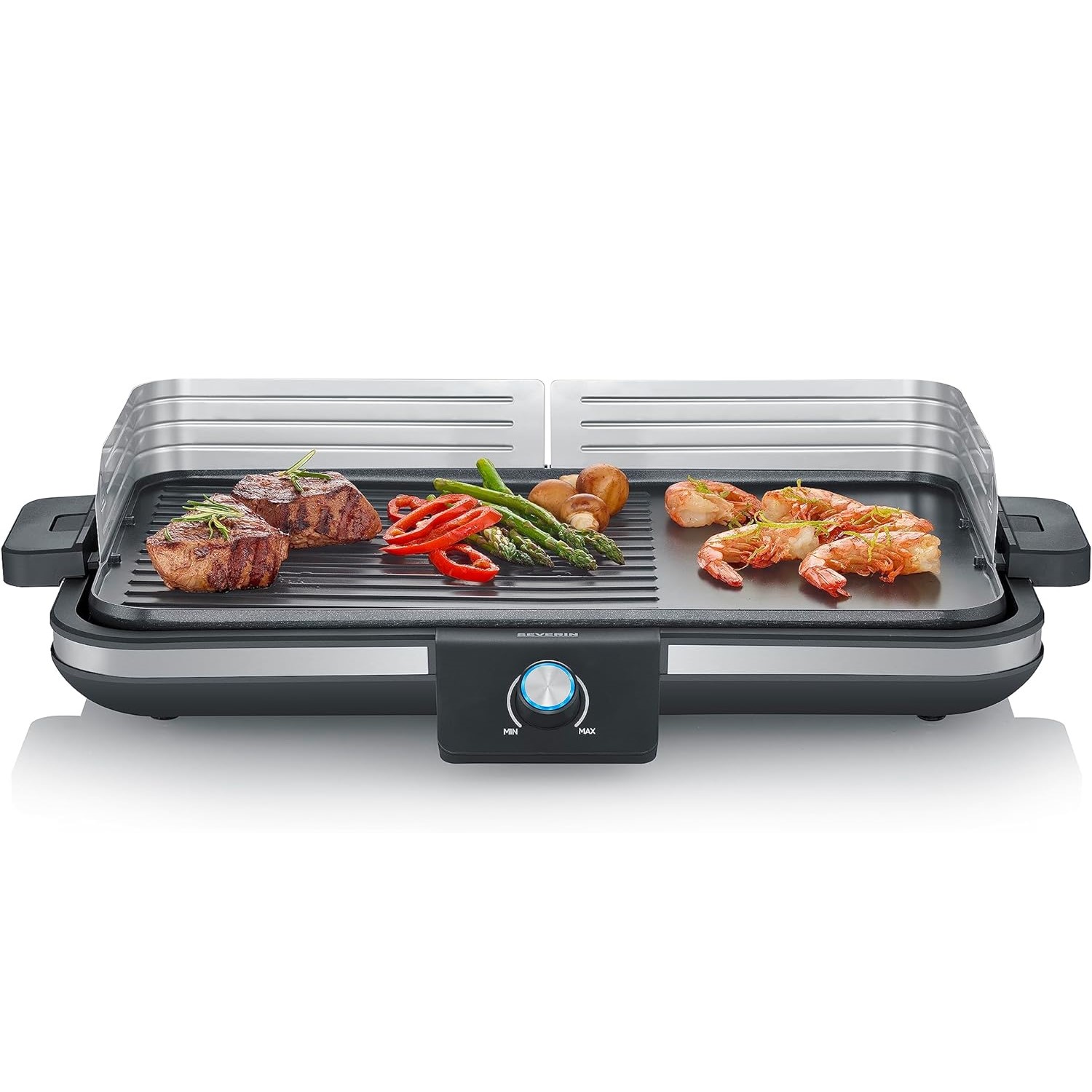 Elektrisk bordsgrill FR 2446, svart, Severin