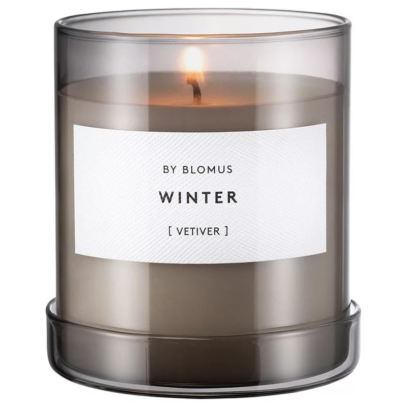 Doftljus VALOA WINTER L 7,5 cm, set i 2 delar, extra refill, Blomus