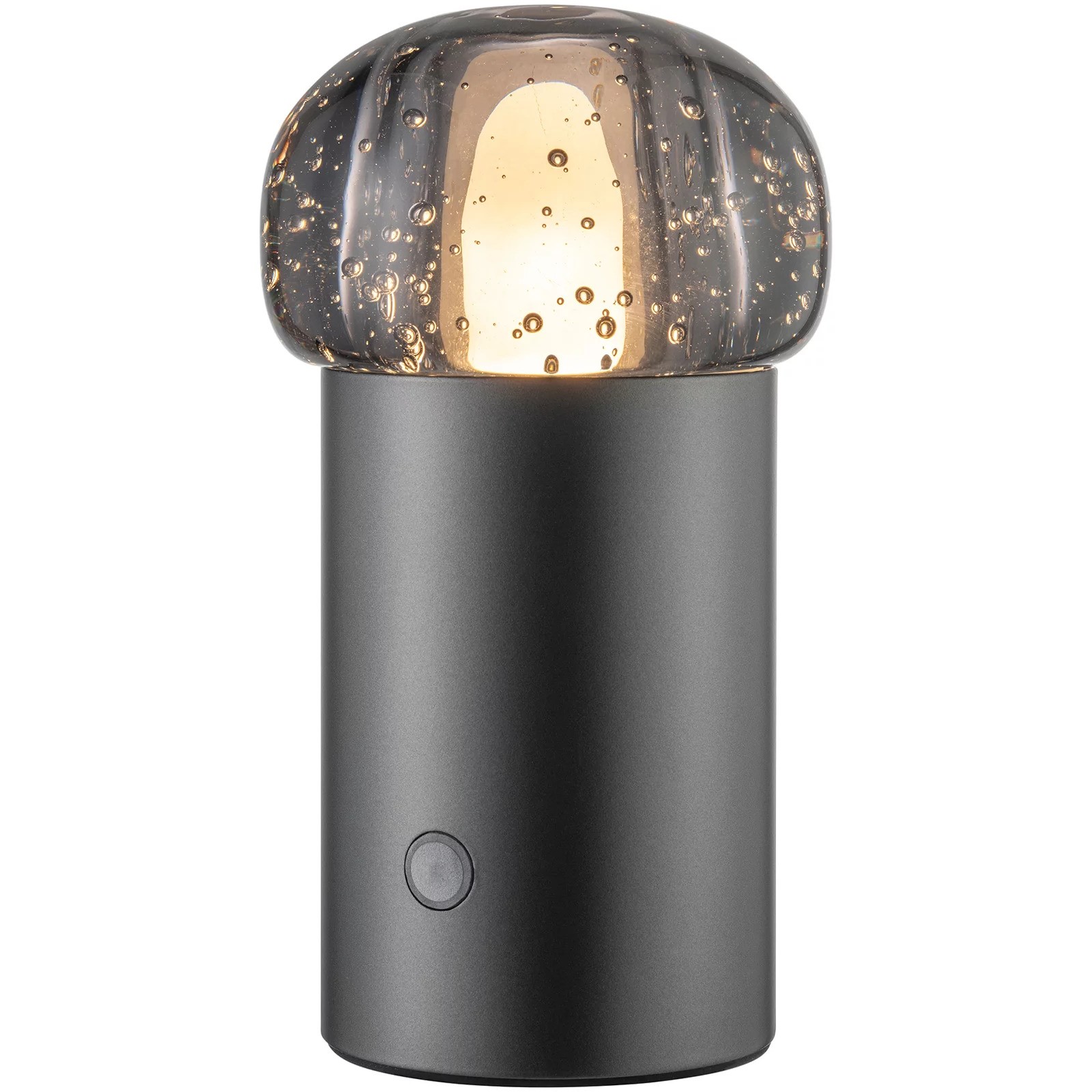 Bärbar bordslampa IRIS 18 cm, LED, kanonmetall, aluminium, Blomus