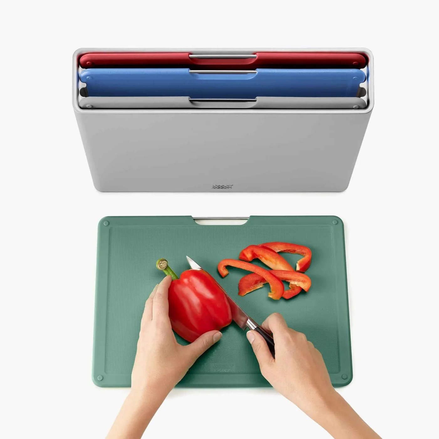 Skärbräda FOLIO 60215 34 x 24 cm, set i 4 delar, plast, Joseph Joseph