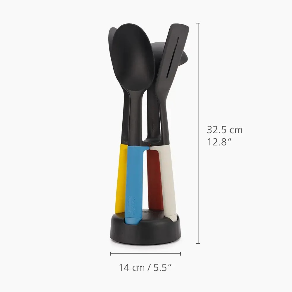 Köksredskap ELEVATE SLIM 10542, set i 4 delar, plast, Joseph Joseph