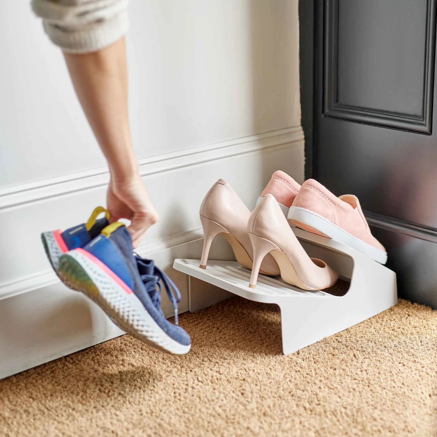 Skohylla SHOE-IN 55001 23 cm, ecru, plast, Joseph Joseph