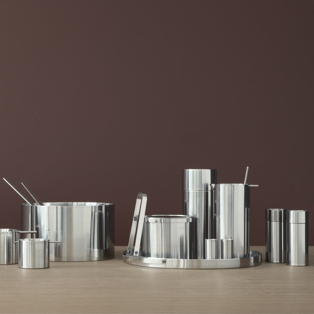 Istång ARNE JACOBSEN 17,5 cm, silver, Stelton
