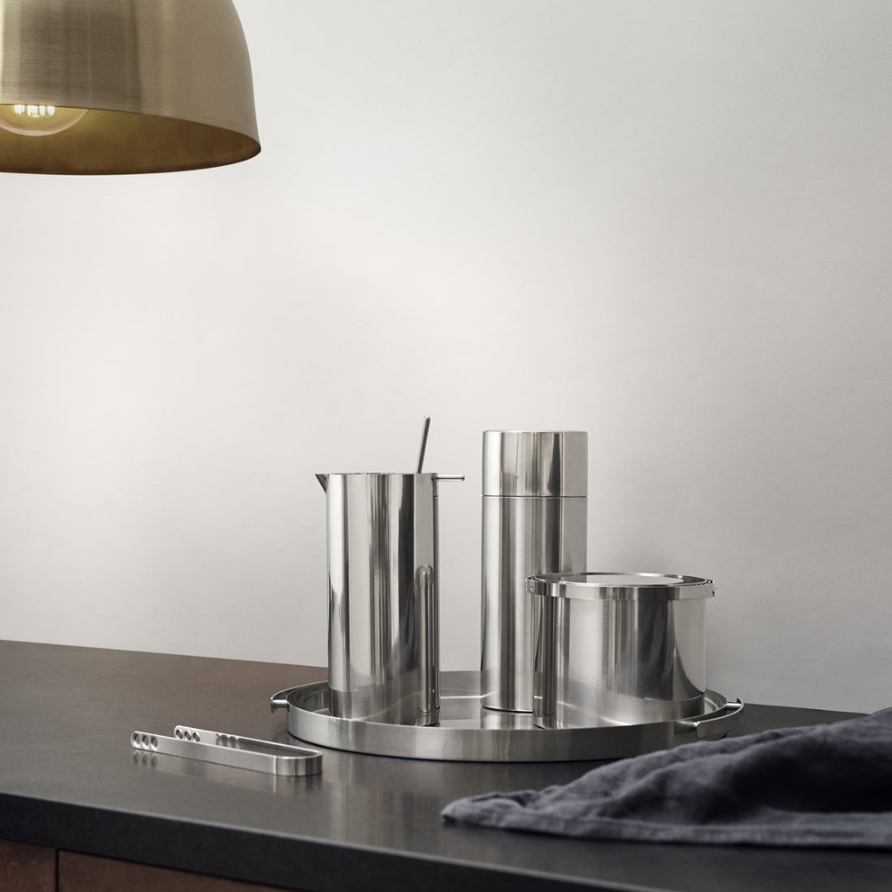 Istång ARNE JACOBSEN 17,5 cm, silver, Stelton