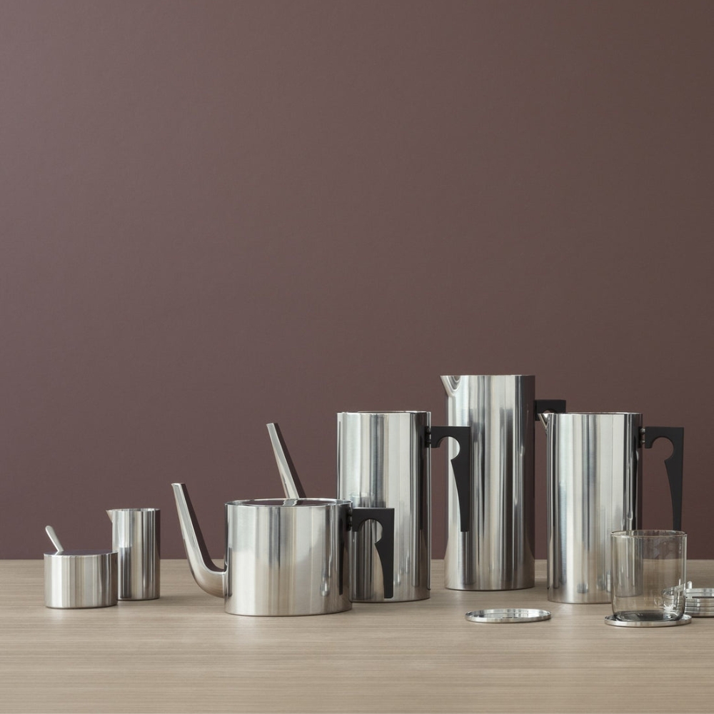 Sockerskål ARNE JACOBSEN 200 ml, silver, Stelton