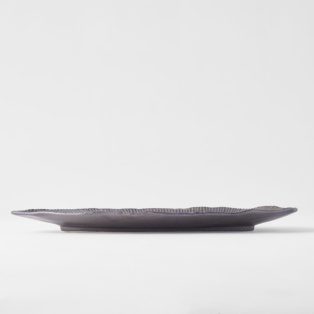 Serveringsfat MIDORI 32,5 x 13,5 cm, grön, keramik, MIJ