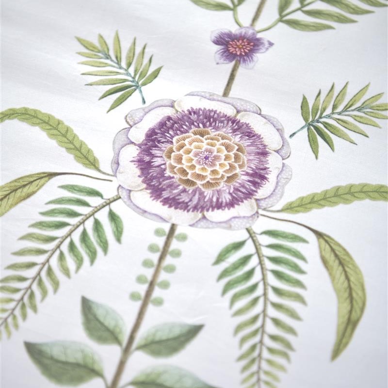 Påslakanset för enkelsäng HIEDRA 140 x 200 cm, vit, bomullspercale, Pip Studio