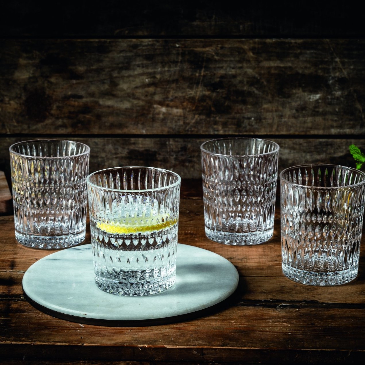 Whiskyglas ETHNO 294 ml, set i 8 delar, klart, Nachtmann
