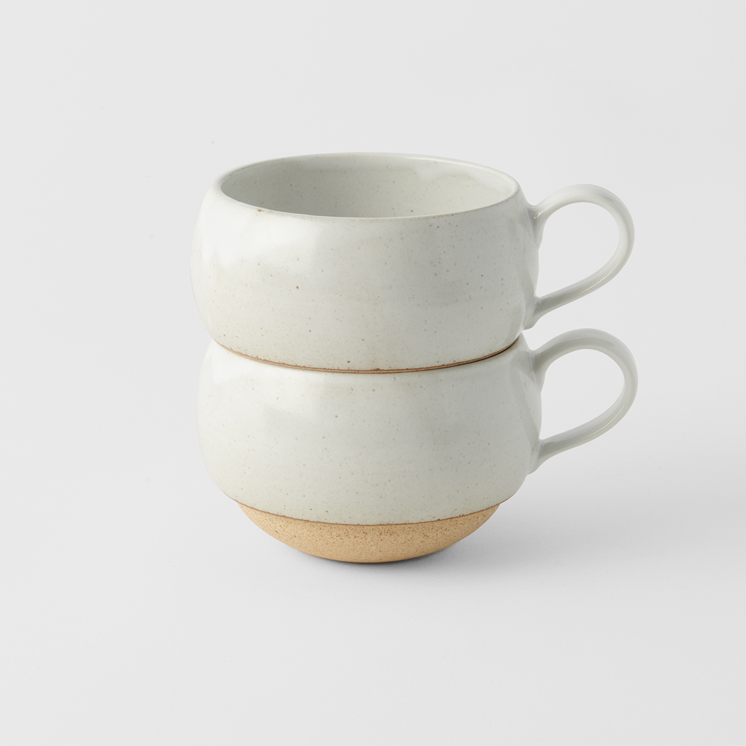 Mugg 300 ml, vit, keramik, MIJ