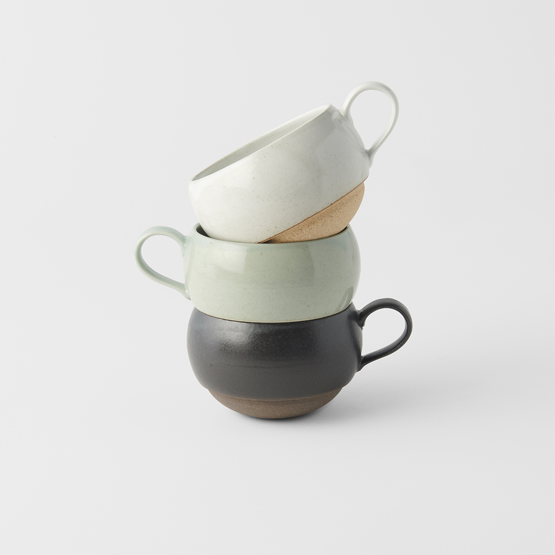 Mugg 300 ml, vit, keramik, MIJ