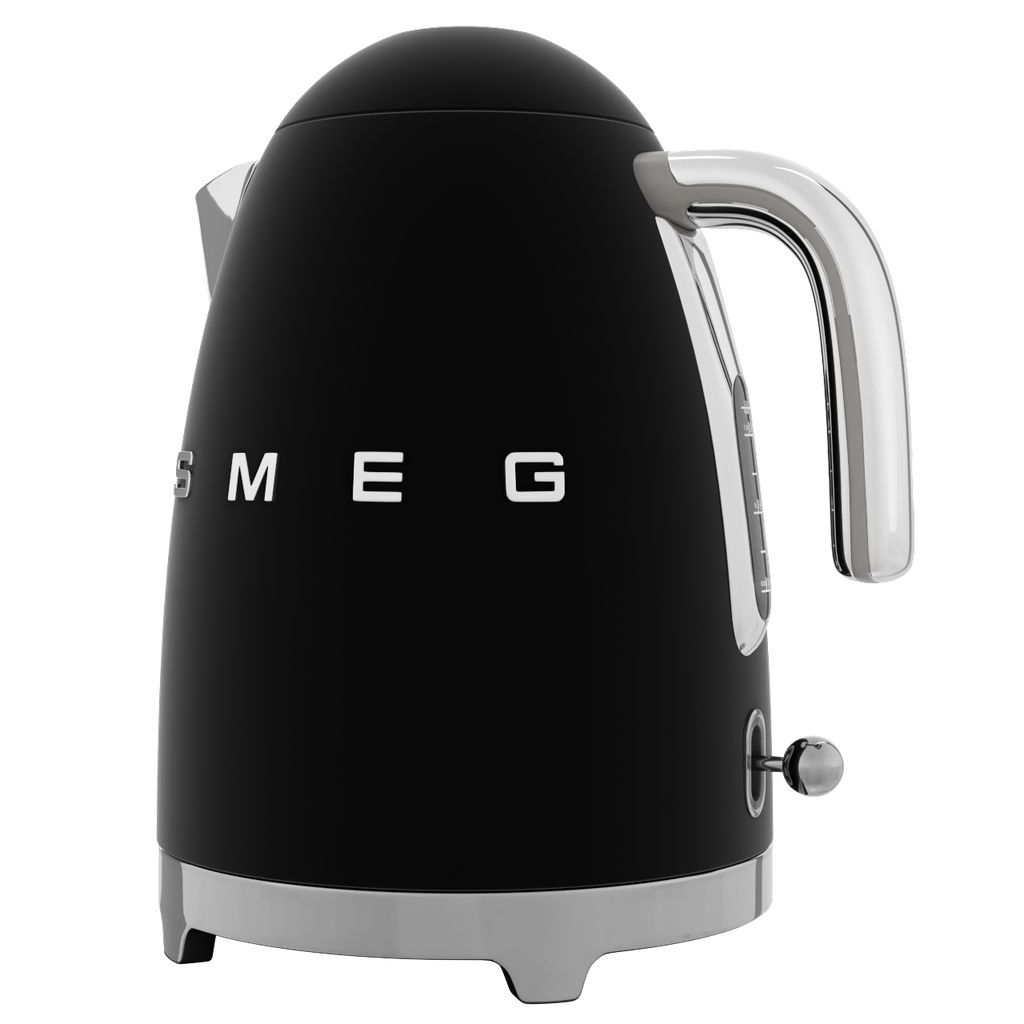 Elektrisk vattenkokare KLF03BLMEU 1,7 l, mattsvart, Smeg