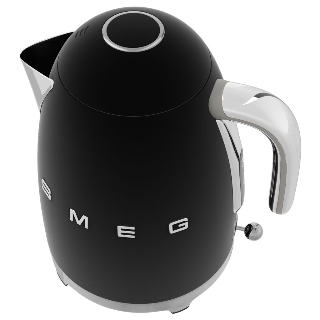 Elektrisk vattenkokare KLF03BLMEU 1,7 l, mattsvart, Smeg