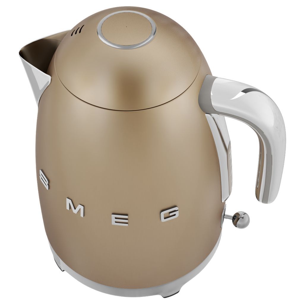 Elektrisk vattenkokare KLF03CHMEU 1,7 l, matt guld, Smeg