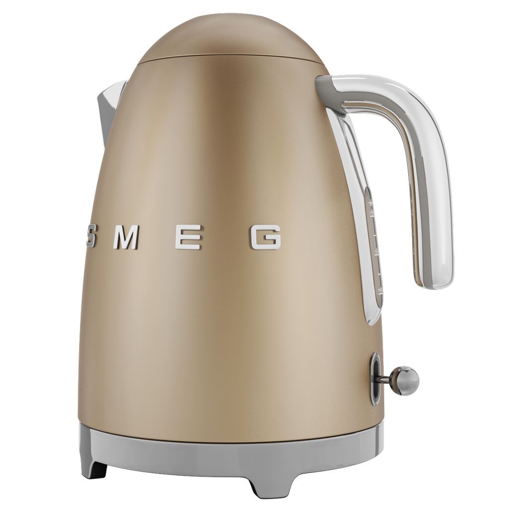 Elektrisk vattenkokare KLF03CHMEU 1,7 l, matt guld, Smeg