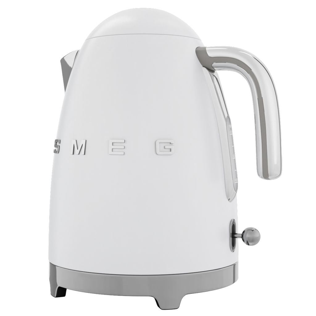 Elektrisk vattenkokare KLF03WHMEU 1,7 l, matt vit, Smeg