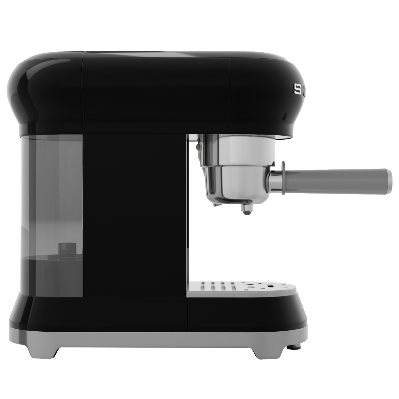 Kaffemaskin med spak ECF01BLEU, svart, Smeg