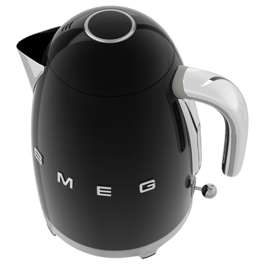 Elektrisk vattenkokare KLF03BLEU 1,7 l, svart, Smeg