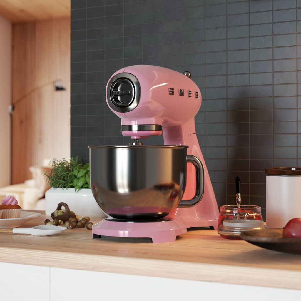 Hushållsassistent SMF03PKEU, pastellrosa, Smeg