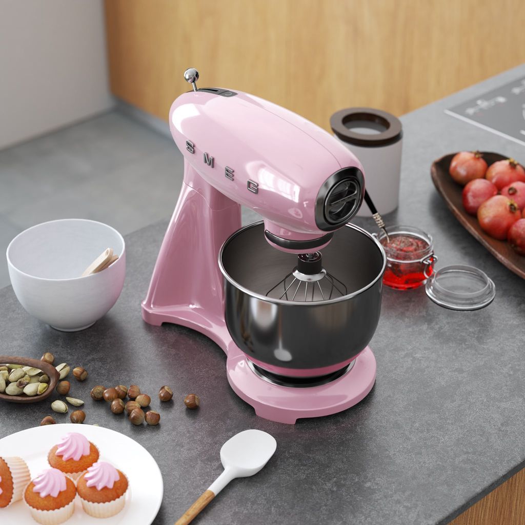 Hushållsassistent SMF03PKEU, pastellrosa, Smeg