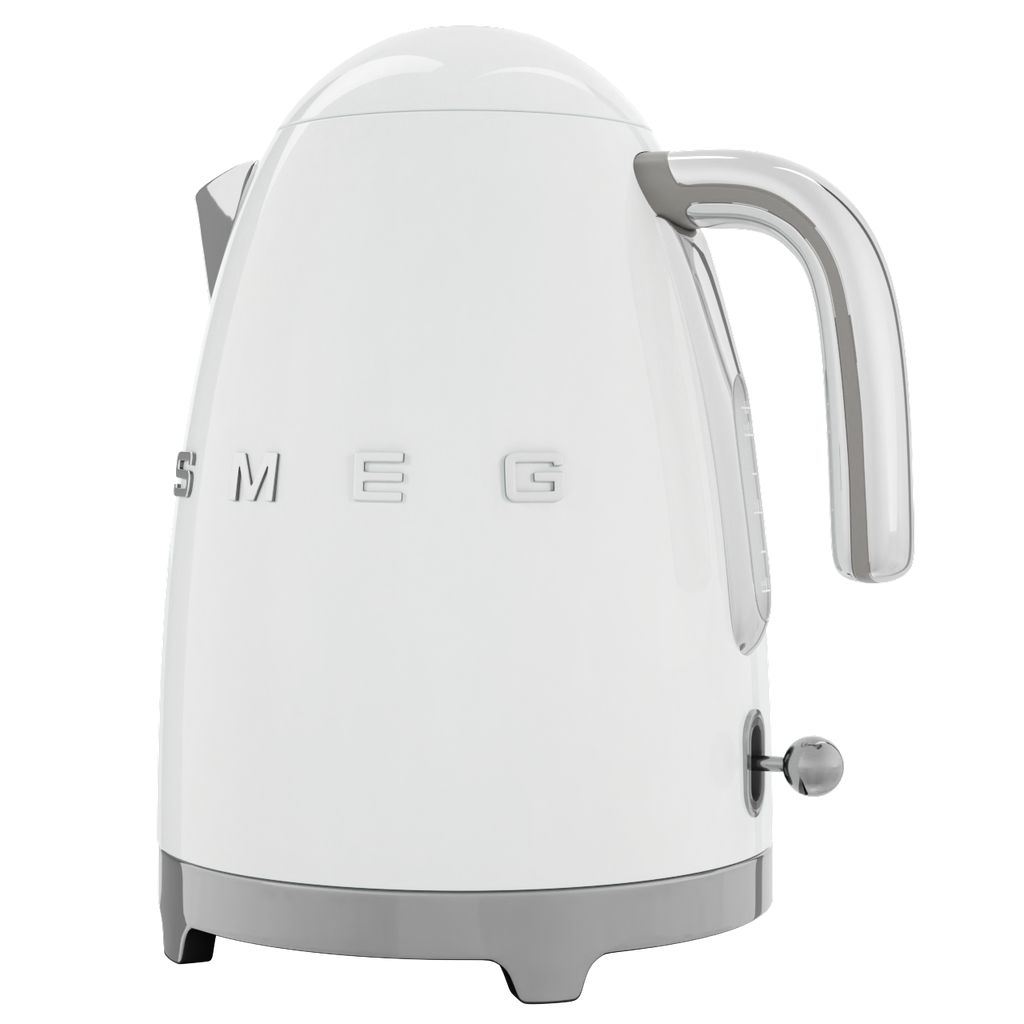 Elektrisk vattenkokare KLF03WHEU 1,7 l, vit, Smeg
