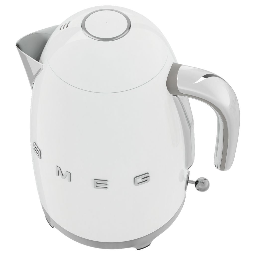 Elektrisk vattenkokare KLF03WHEU 1,7 l, vit, Smeg