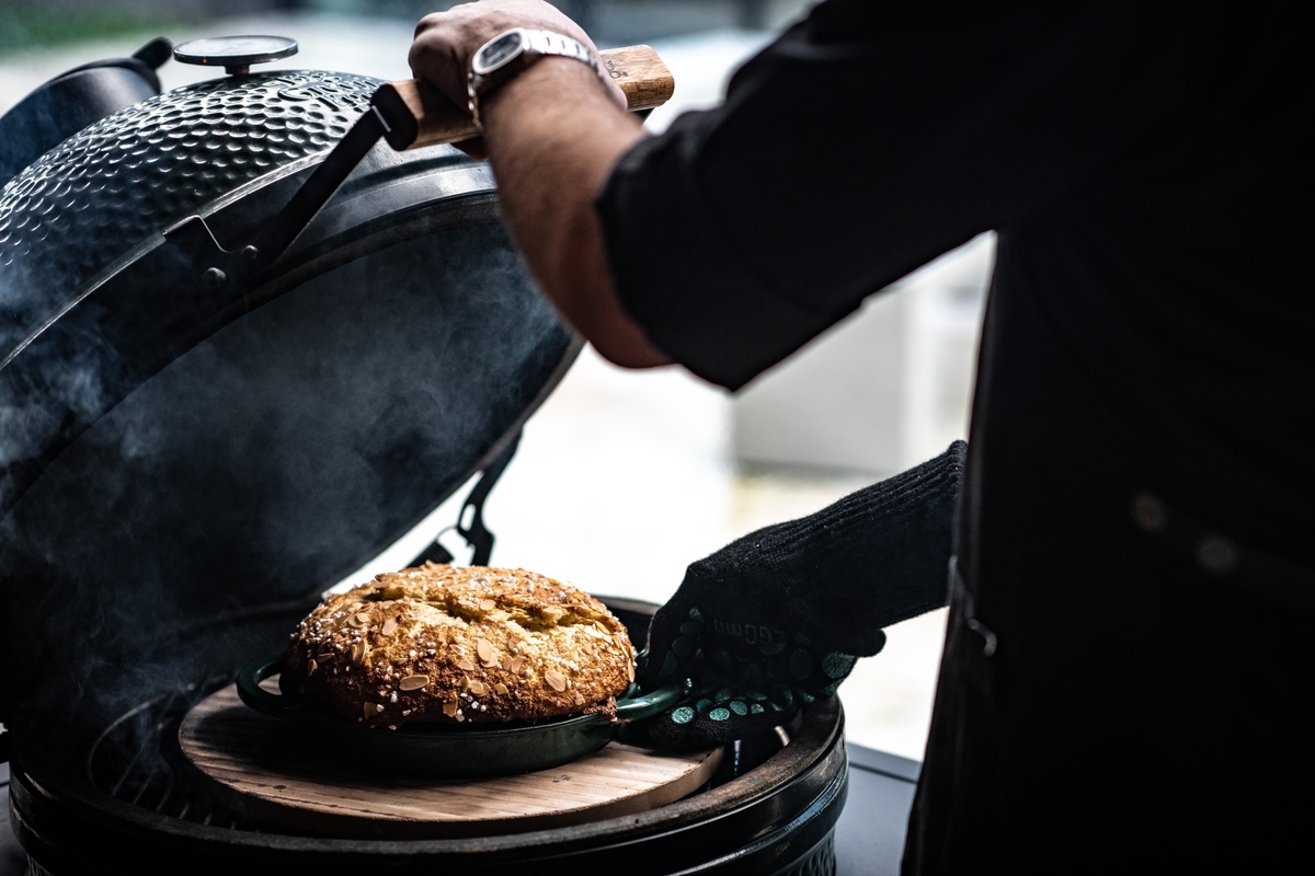 Kolgrill Big Green Egg L, keramik, Big Green Egg