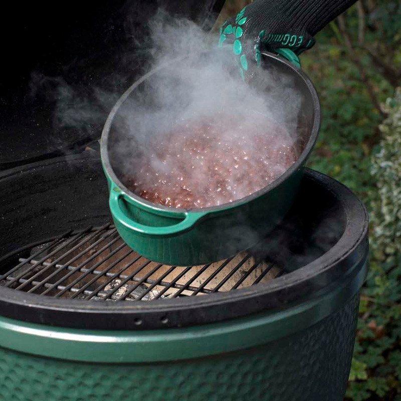 Stekpanna för grill, gjutjärn, Big Green Egg