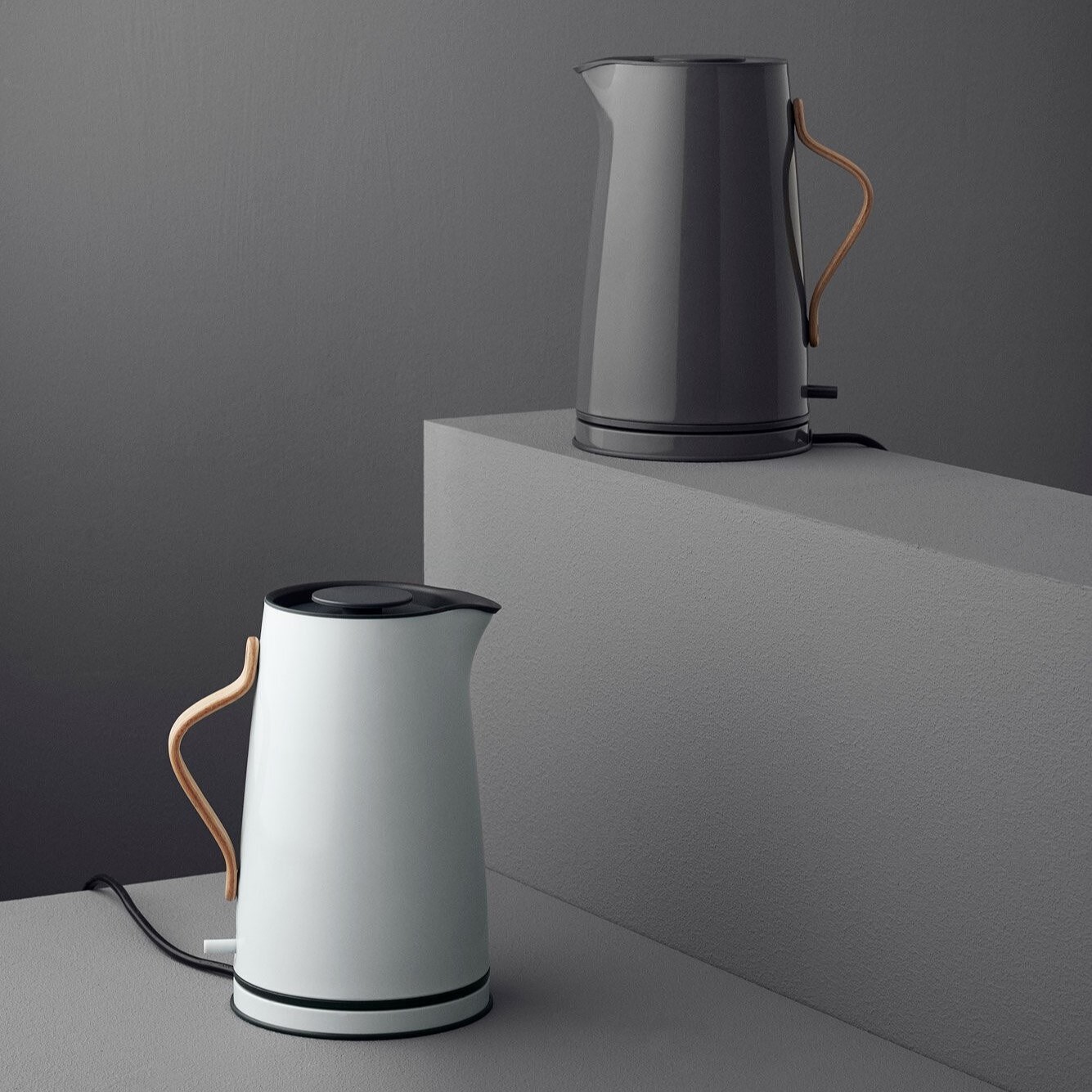 Elektrisk vattenkokare EMMA 1,2 l, mjuk svart, rostfritt stål, Stelton