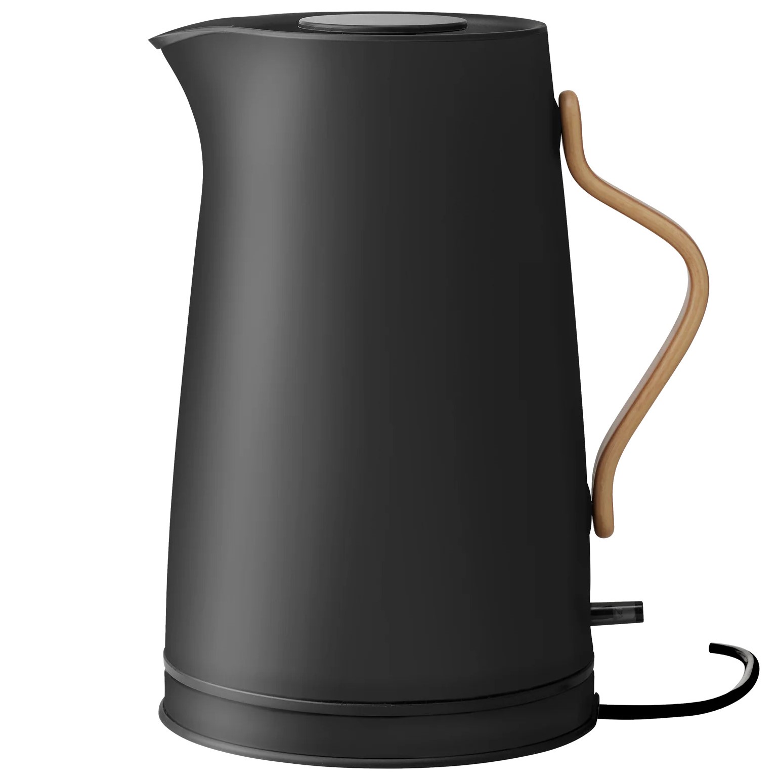 Elektrisk vattenkokare EMMA 1,2 l, mjuk svart, rostfritt stål, Stelton