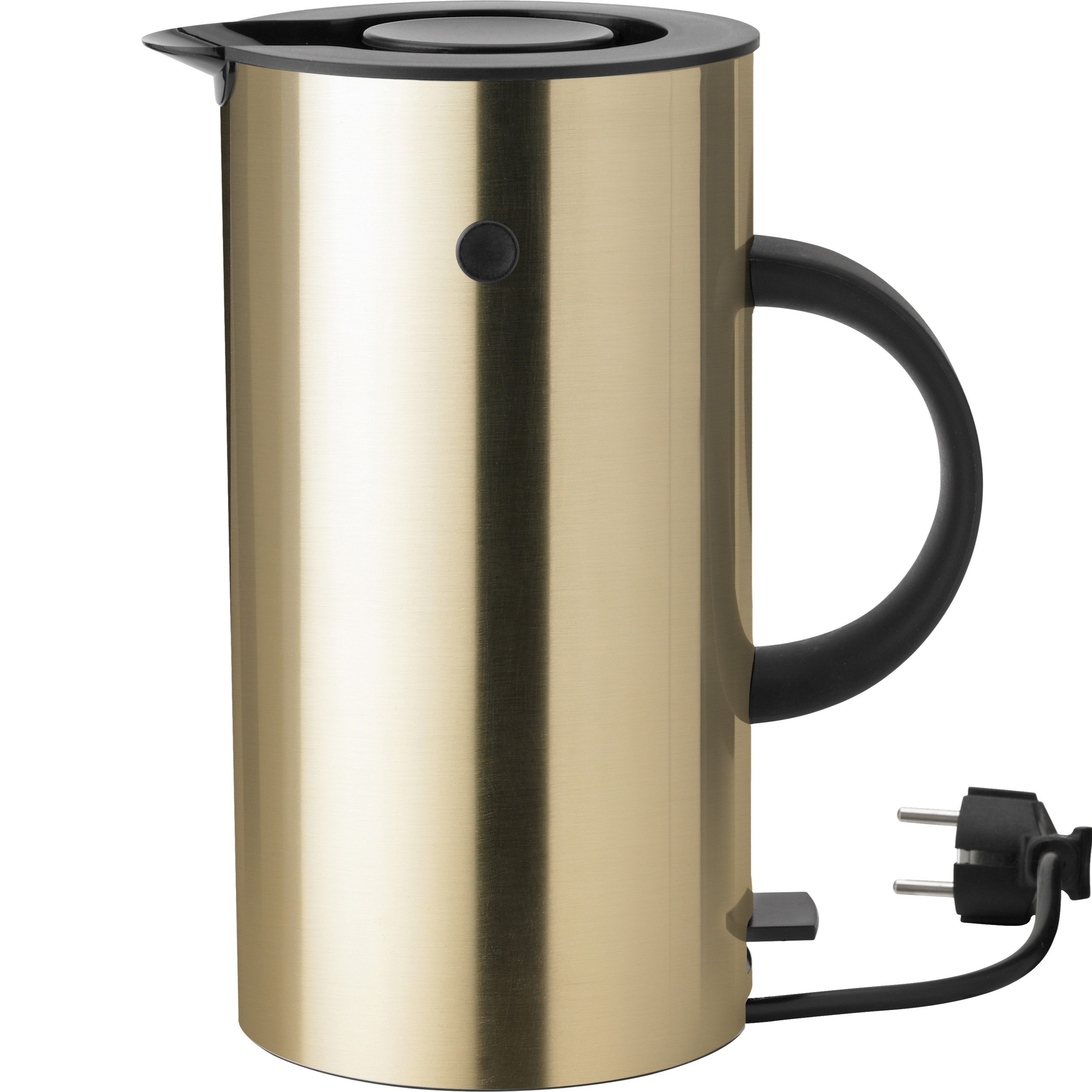 Elektrisk vattenkokare EM77 1,5 l, mässing, rostfritt stål, Stelton