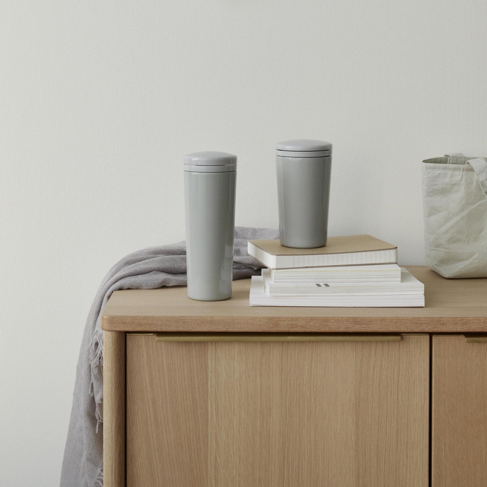 Termosmugg CARRIE 400 ml, rosa, rostfritt stål, Stelton