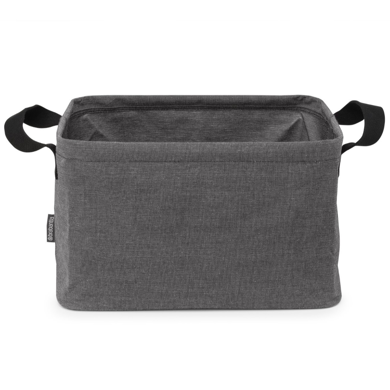 Tvättkorg 35 l, pepparsvart, tyg, Brabantia