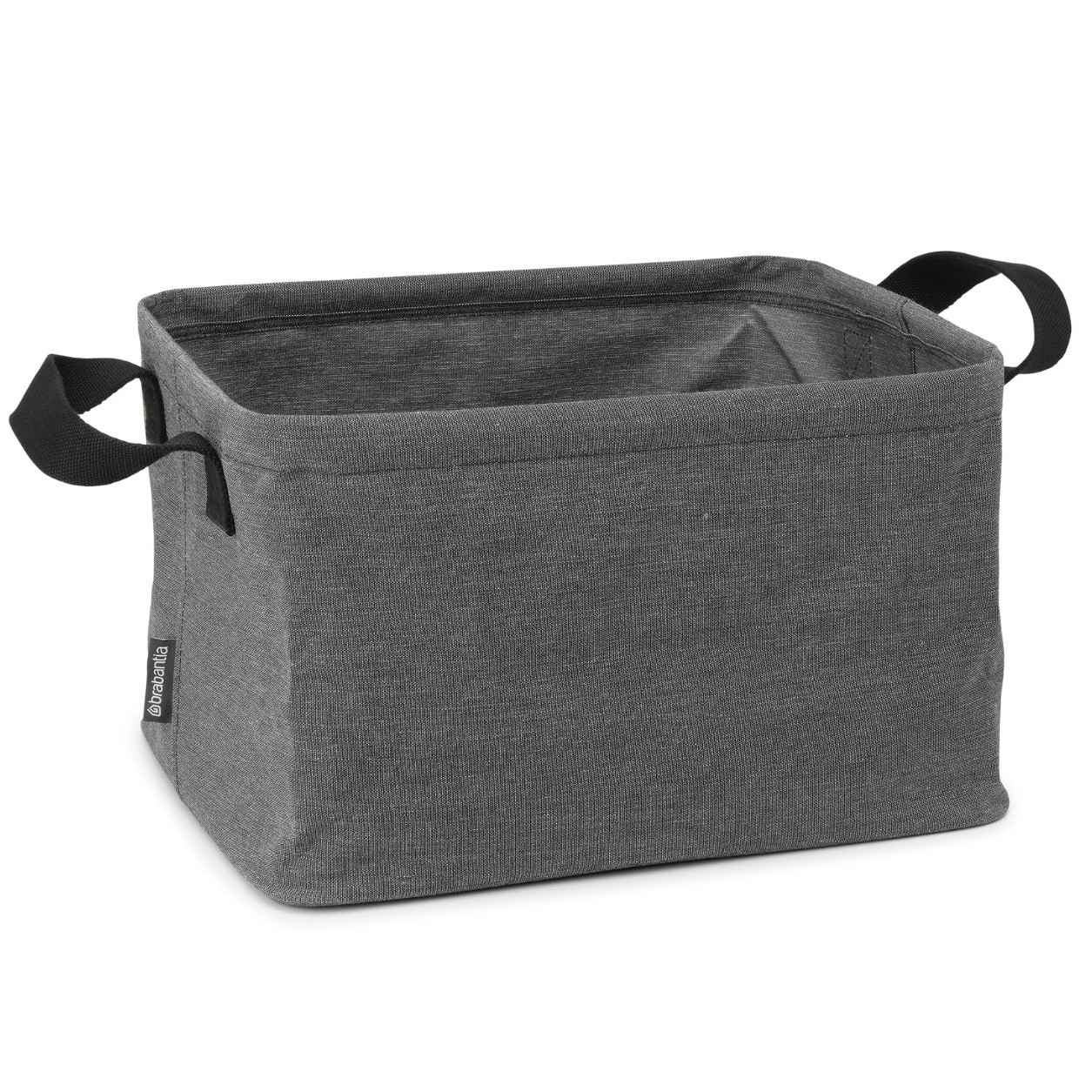 Tvättkorg 35 l, pepparsvart, tyg, Brabantia