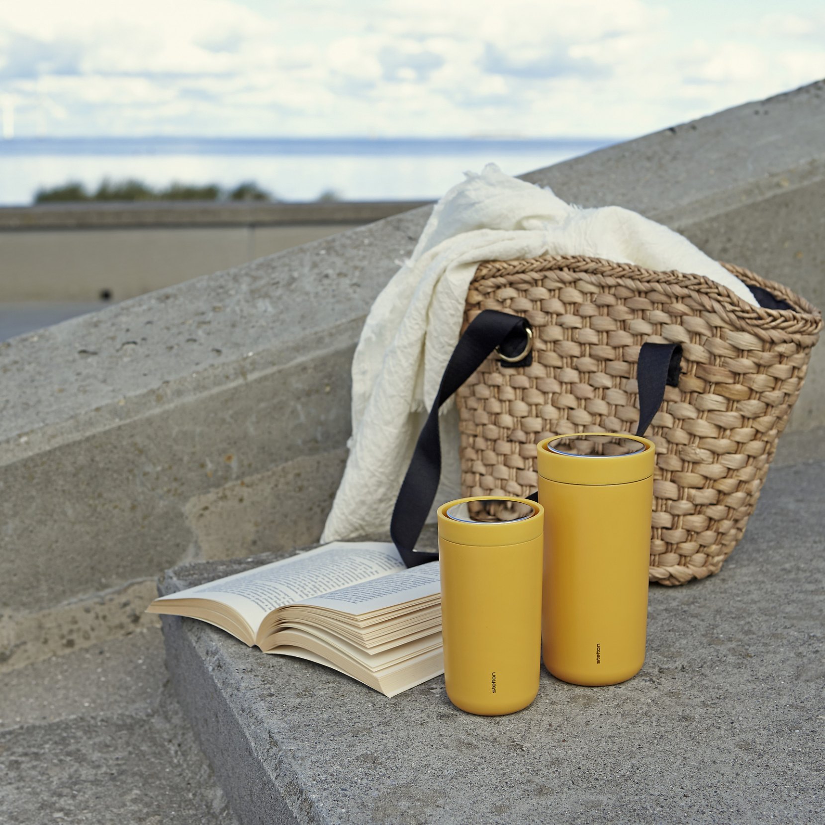 Resemugg TO GO CLICK 200 ml, mjuk gul, Stelton