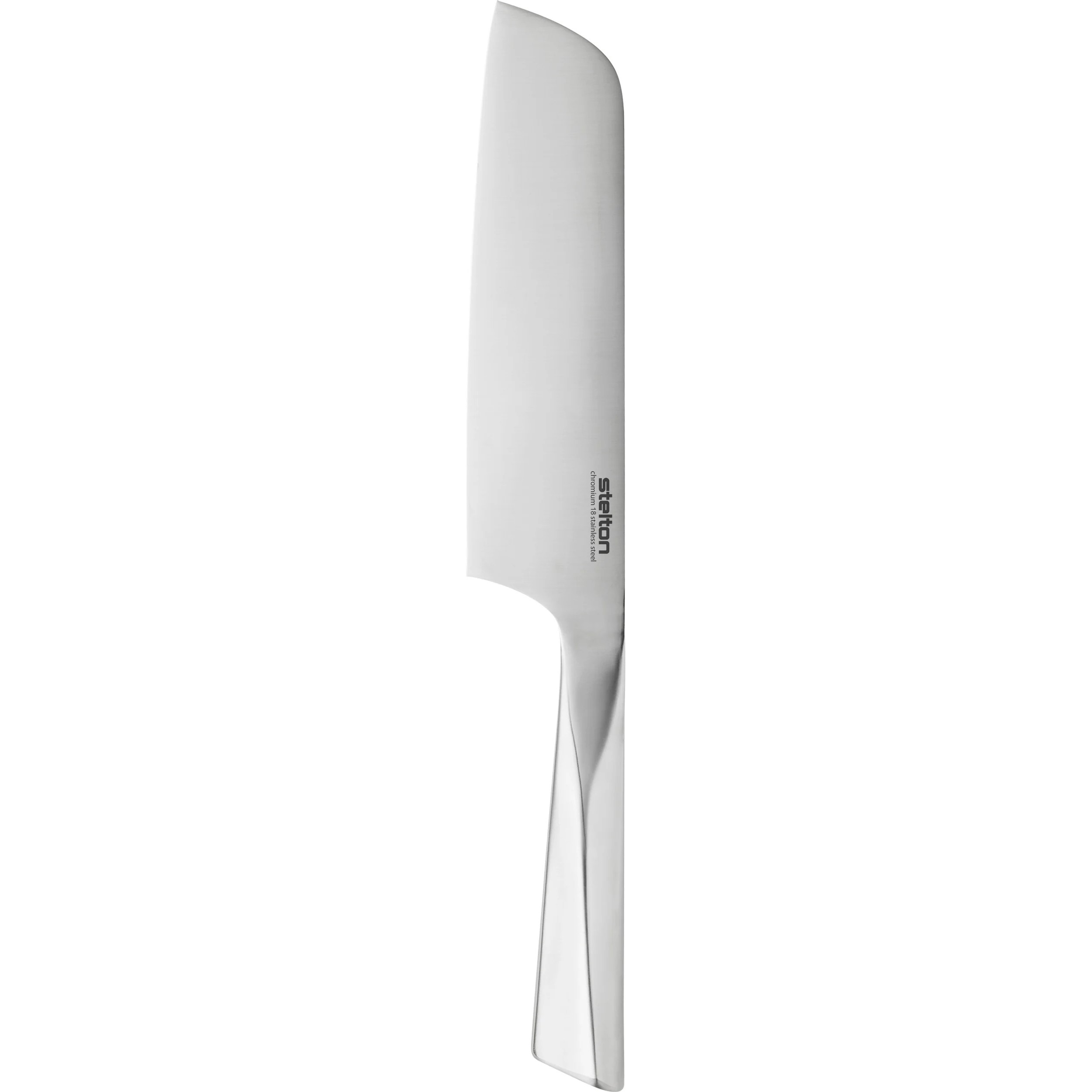 Santoku-kniv TRIGONO 18 cm, silver, rostfritt stål, Stelton