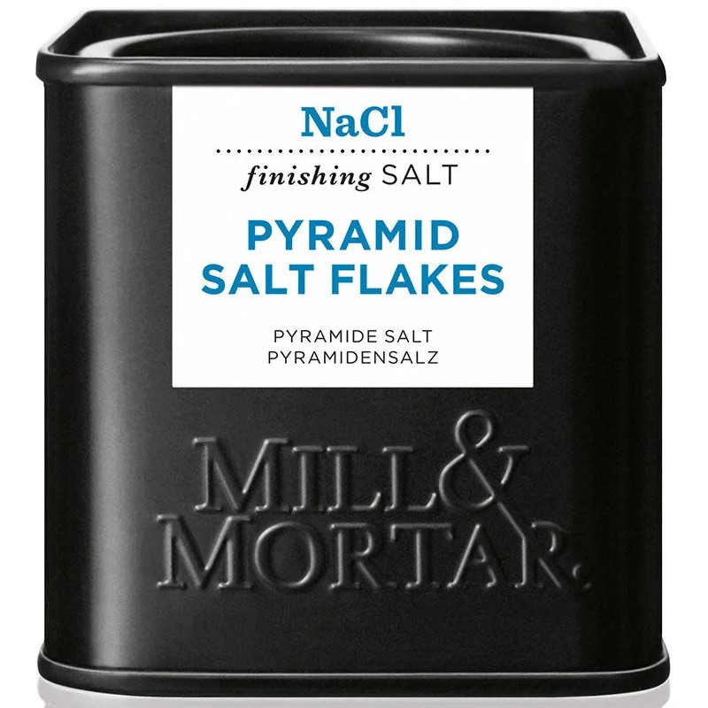 Pyramidsalt 70 g, flingor, Mill & Mortar