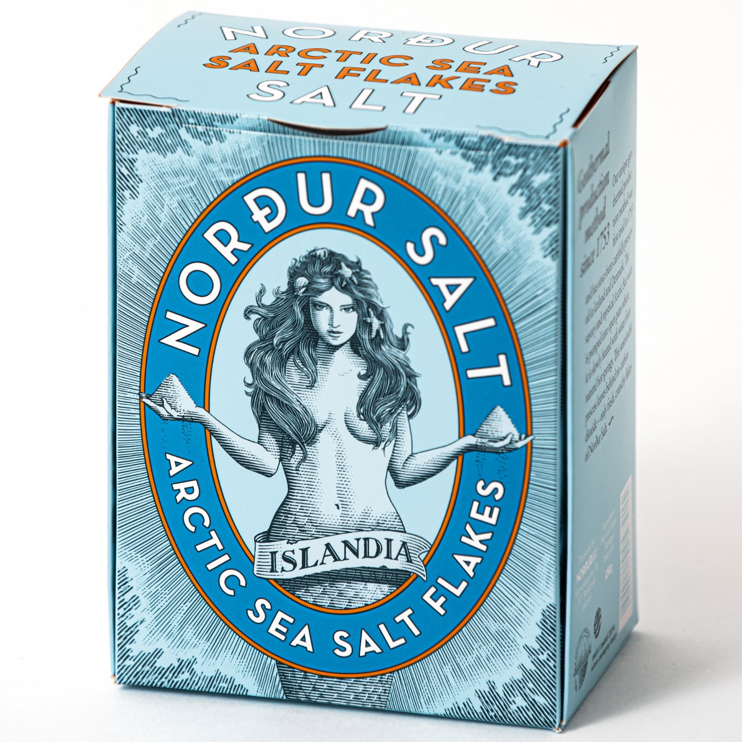 Arktiskt salt 250 g, flingor, burk, Nordur Salt