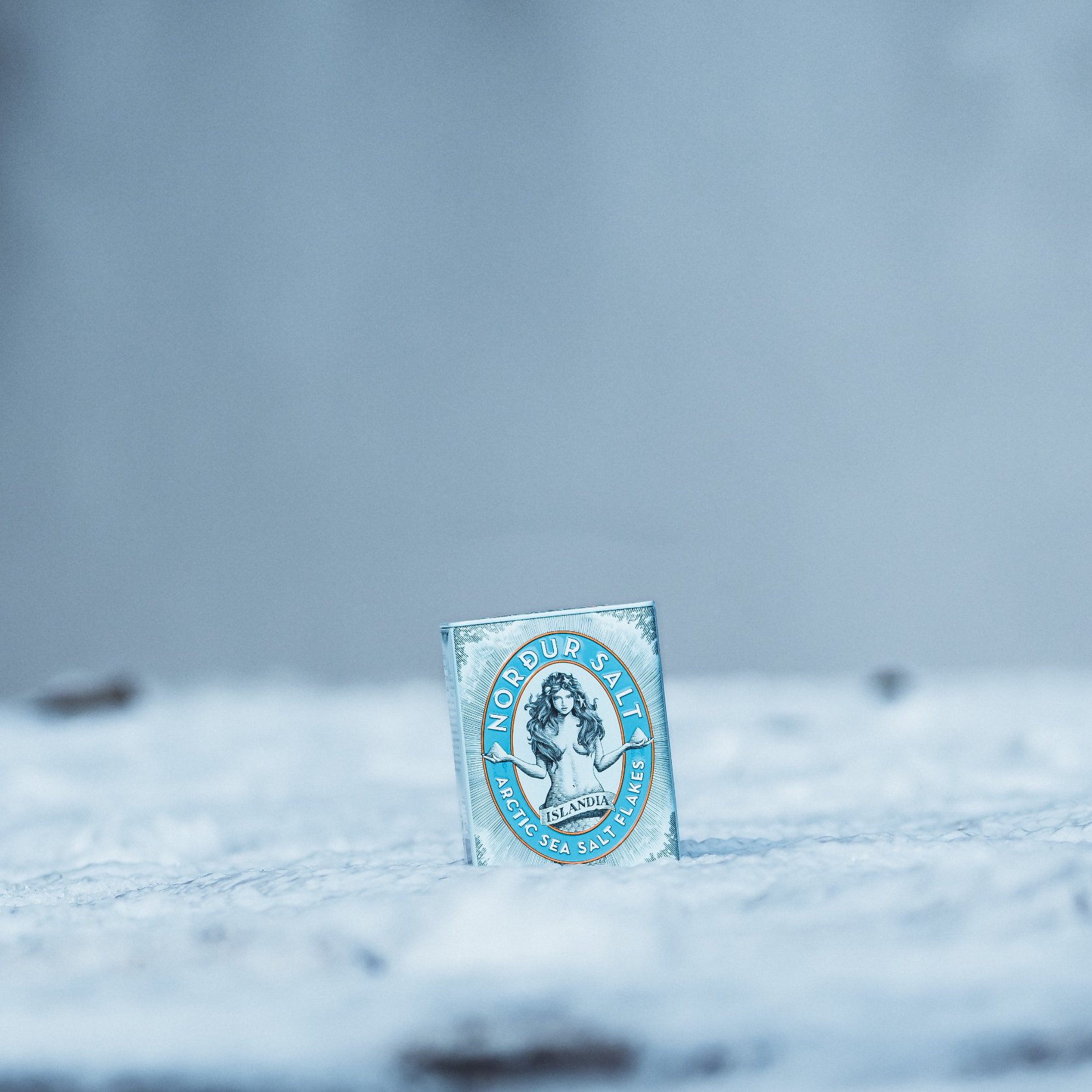 Arktiskt salt 250 g, flingor, plåtburk, Nordur Salt