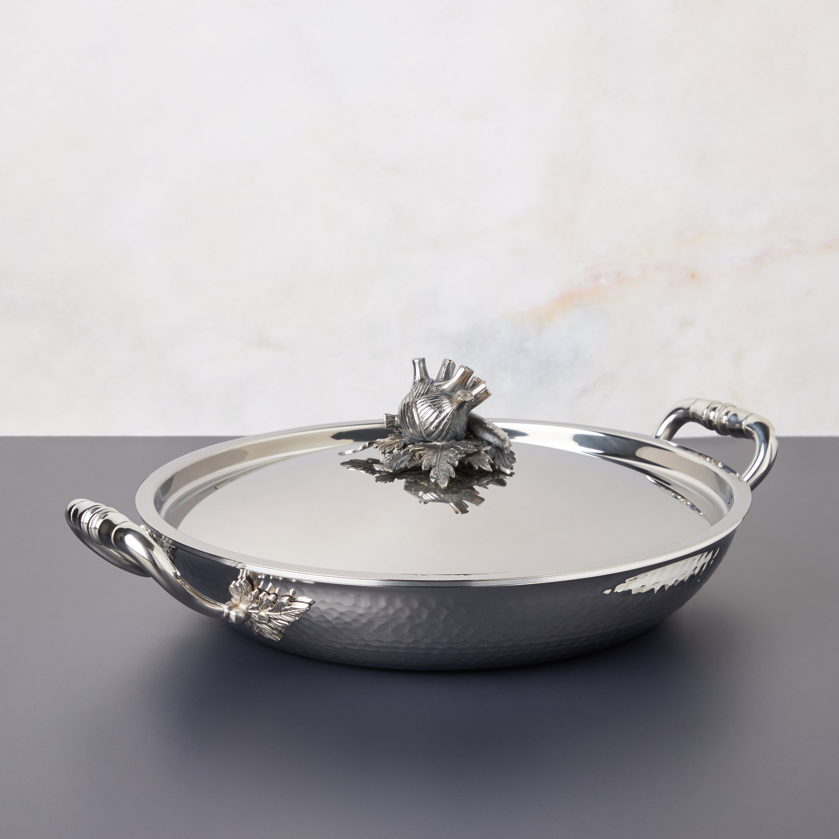 Serveringspanna OPUS PRIMA 30 cm, silver, rostfritt stål, Ruffoni