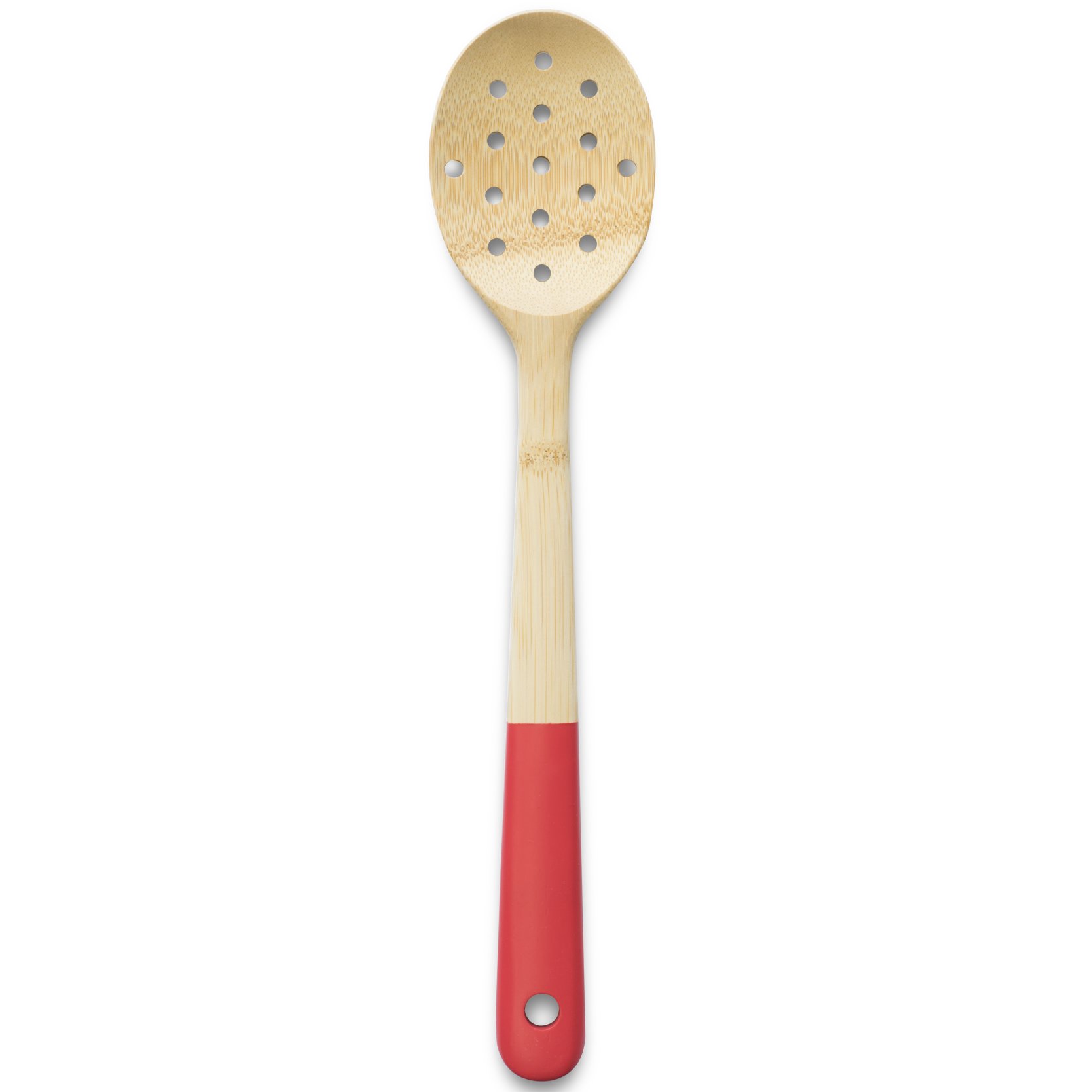 Hålslev NBA137 30 cm, perforerad, bambu, röd, Pebbly