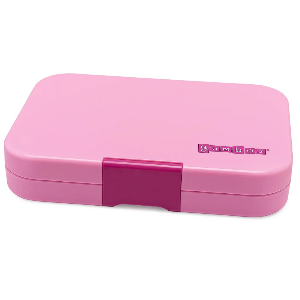 Lunchlåda TAPAS XL 4 1 l, mörkrosa/regnbåge, plast, Yumbox