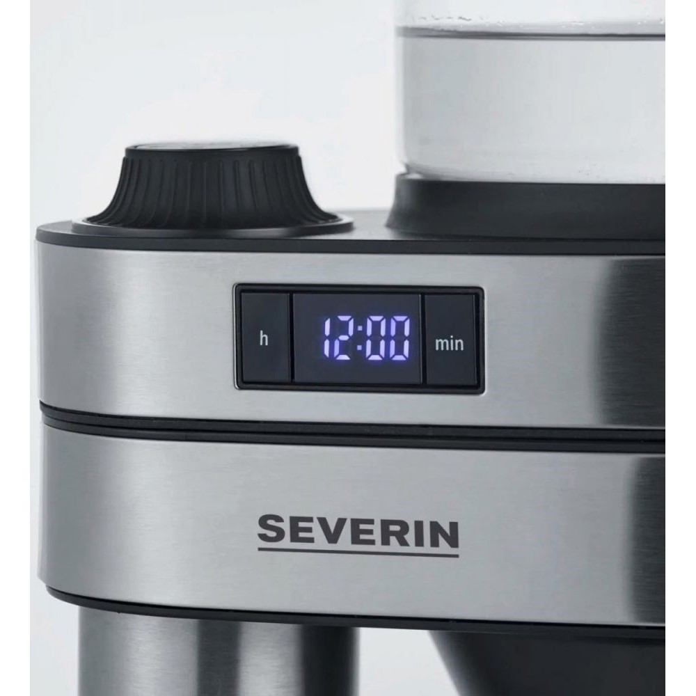 Dropp kaffebryggare KA 5761 CAPRICE, silver, Severin
