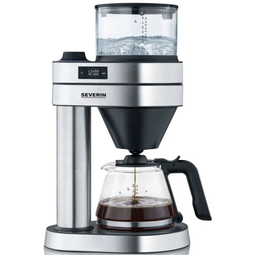 Dropp kaffebryggare KA 5761 CAPRICE, silver, Severin